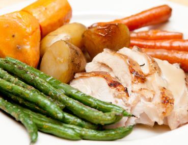 Turkey dinner with sides