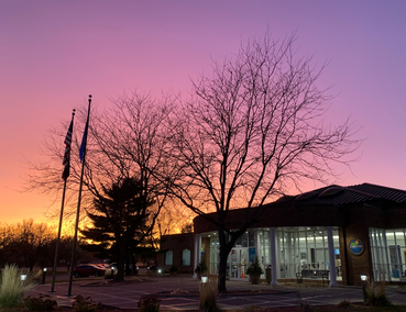 City Hall at sunset