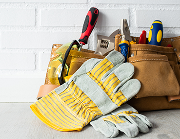 tools laying on the floor